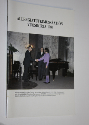 Allergiatutkimussäätiö vuosikirja 1987
