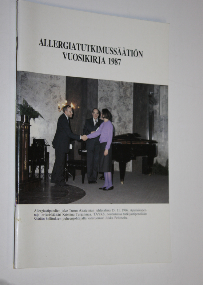 Allergiatutkimussäätiö vuosikirja 1987