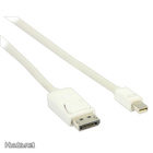 Valueline Mini DisplayPort - DisplayPort, 1m, valkoinen UUSI - pikkukuva 2