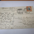 1922 Chile kortti Suomeen - pikkukuva 1