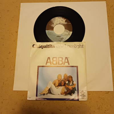 ABBA – Chiquitita c/w Lovelight 7" ps orig 1979 uusi!!