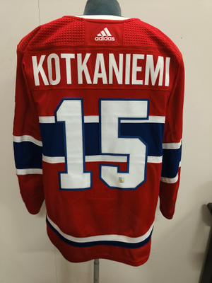 Jesperi Kotkaniemi #15 Montreal Canadiens game worn