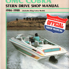 OMC Cobra Stern drive shop manual 1986-88 - pikkukuva 1