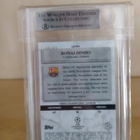 Ronaldinho green refractor, legends, BGS 9, FC Barcelona - pikkukuva 2