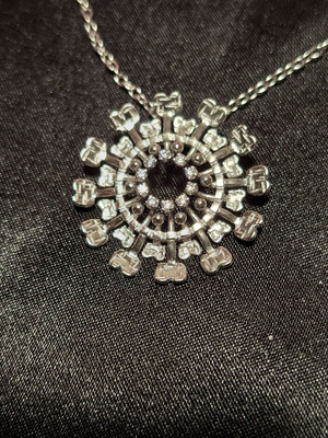 Tapio Wirkkala aurinko riipus 925 hopea