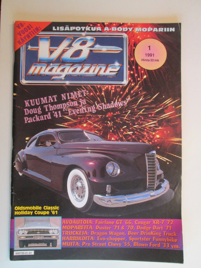 V8 MAGAZINE LEHTI 1 / 1991 34 VUODEN TAKAA