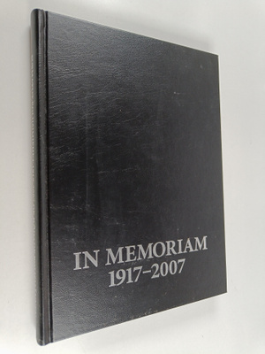 Ralf-Erik Sjöström : In memoriam 1917-2007 : virantoimitu...