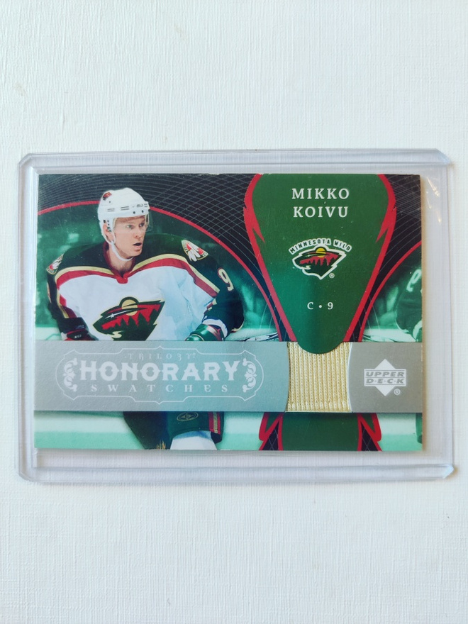 Mikko Koivu - 07-08 Trilogy Honorary Swatches
