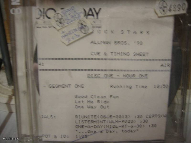 ALLMAN BROTHERS- ROCK STARS 2CD HARVINAINEN LIVE GIG