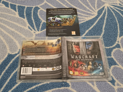 Warcraft The Beginning 3D Blu-Ray + Blu-Ray