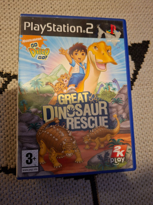 PS2 Great Dinosaur Rescue + kotelo ja ohjeet