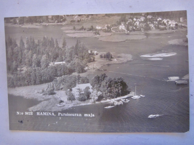 VANHA Postikortti Hamina 1950- Karhumäki