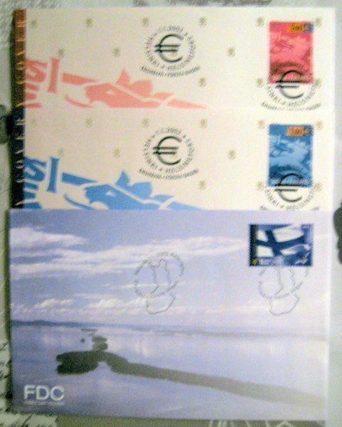 FDC 2002 3 kpl. Lape:no 1601/1602/1603  (31)