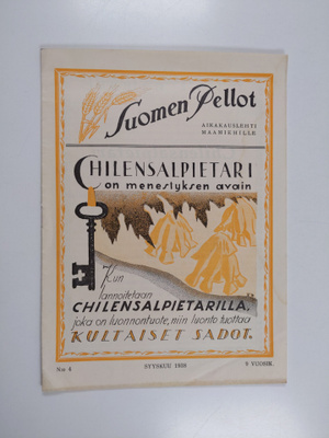 Suomen pellot N:o 4/1938 : syyskuu