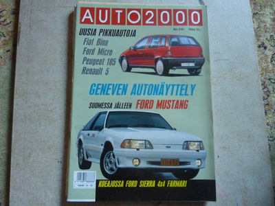 Auto  2-91 Ford Mustang