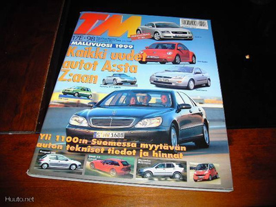 Tekniikan Maailma 17E/1998 "Mallivuosi 1999"