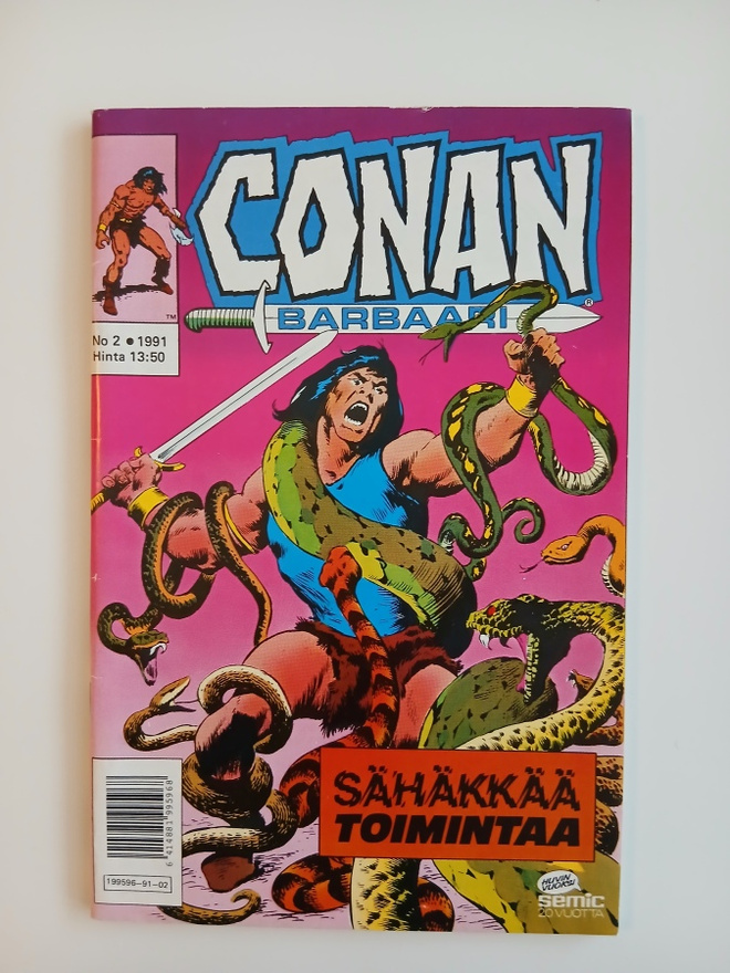 Conan barbaari sarjakuvalehti (2 / 1991)