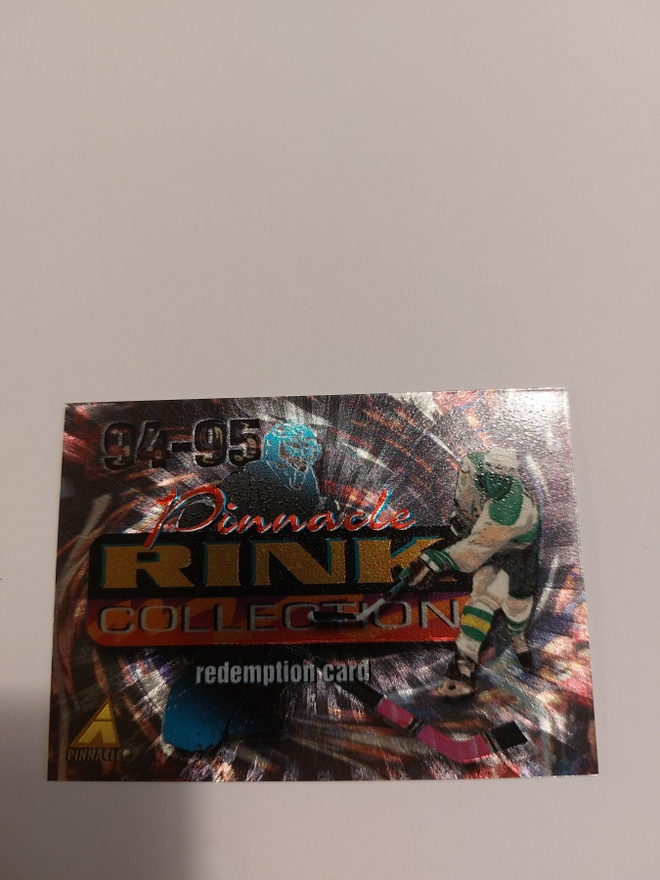 1994-95 Pinnacle Rink Collection Redemption Card