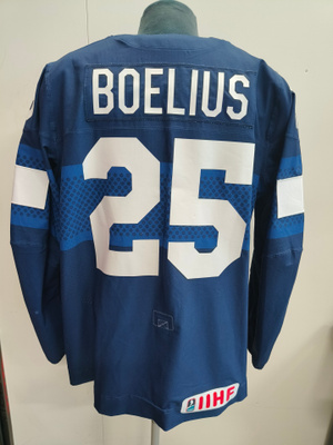 Lasse Boelius #25 Leijonat u20 game worn