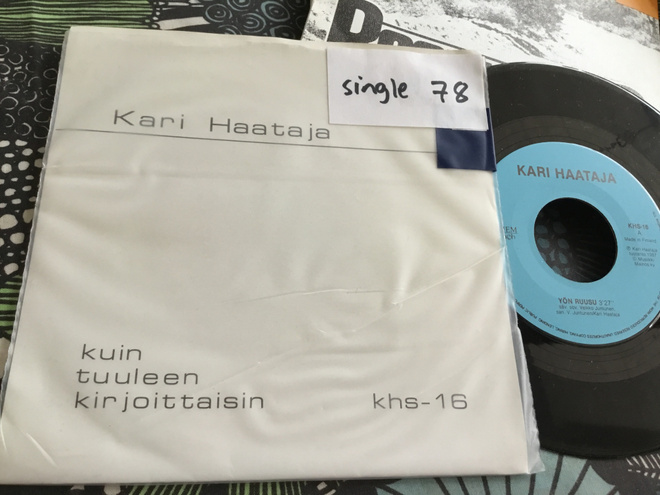 Kari Haataja Kuin tuuleen  single NM 1987