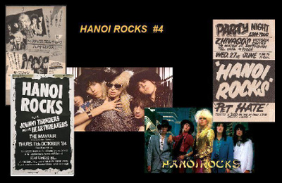 HANOI ROCKS --- julistesetti 5kpl --- 21cm x 30cm #4