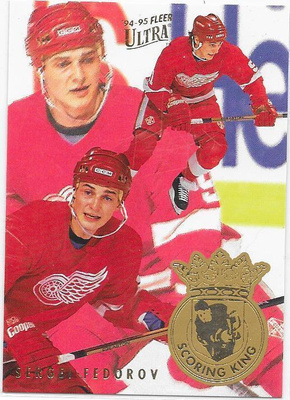 1994-95 Ultra Scoring Kings #2of7 Sergei Fedorov Detroit