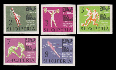 Albania 768-72 ** Urheilu EM-kisat (1963)