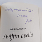 Jyrki Vainonen : Swiftin ovella (signeerattu, tekijän omi... - pikkukuva 3