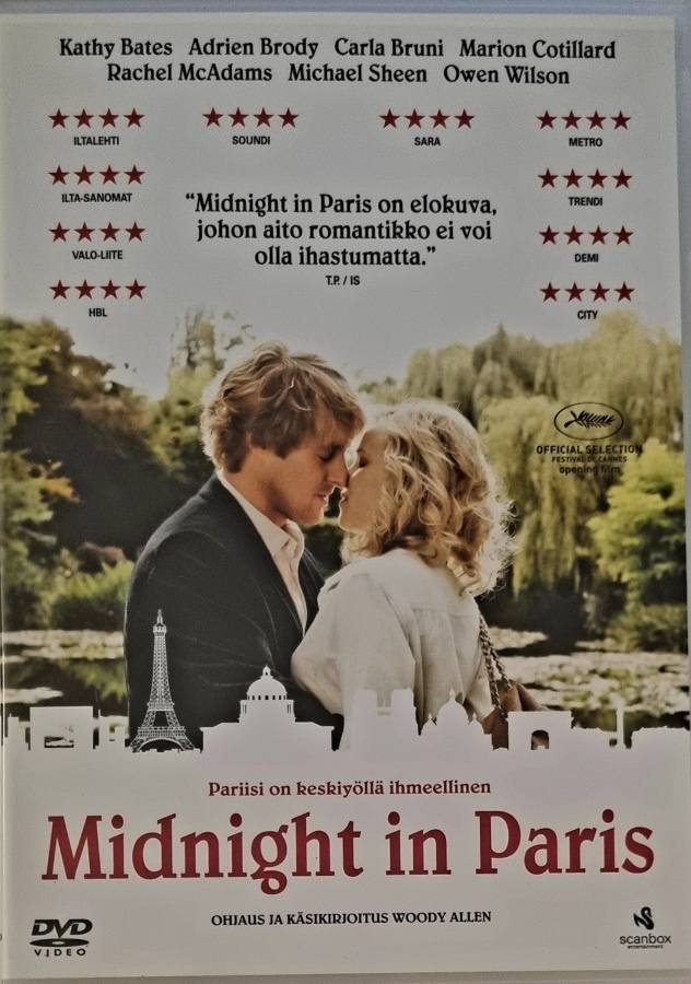 MIDNIGHT IN PARIS DVD