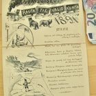 VANHA Menu Ruokalista Rautatievaliokunta 1891 Sign Federley - pikkukuva 1