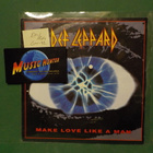 DEF LEPPARD - MAKE LOVE LIKE A MAN EX-/EX+ GER -92 7" SINGLE - pikkukuva 1