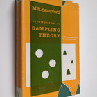 M. R. Sampford : An introduction to sampling theory - pikkukuva 1