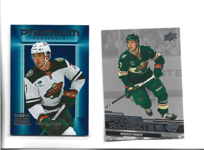 2 X BROCK FABER - WILD - ROOKIES