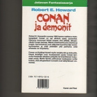Howard, Robert E.: Conan ja demonit, Jalava 1990,1.p,nid, K3 - pikkukuva 3