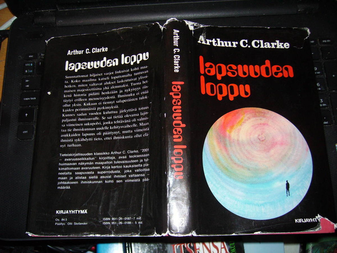 Arthur C. Clarke : Lapsuuden loppu ( 1 p. 1973 Kirjayhtymä )