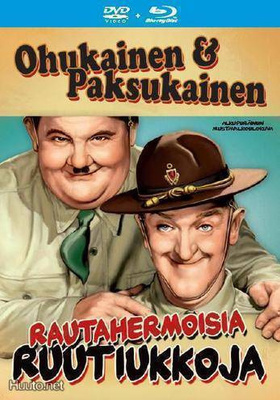 Ohukainen & Paksukainen Rautahermoisia ruutiukkoja (Blu-ray)