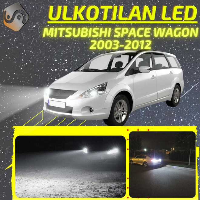 SPACE WAGON 2003-2012 Ulkoiset LED -valot