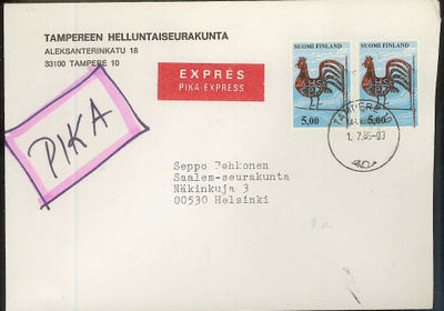 1977 5 mk pari pikakirje 1985