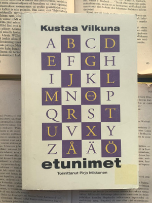 Kustaa Vilkuna - Etunimet (nid.)