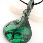 1306 .. Murano Käsintehty Lampwork Taidelasia .. Kaulakoru - pikkukuva 5