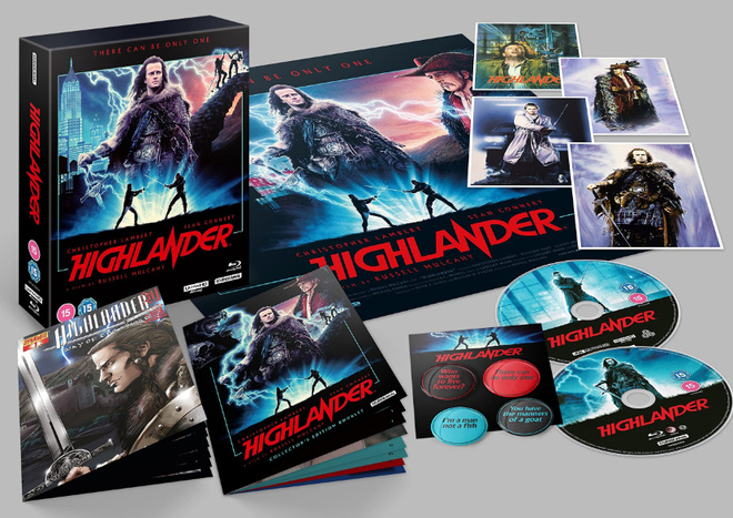 Highlander (1986) Collector's Edition (4K UHD + Blu-ray UUSI