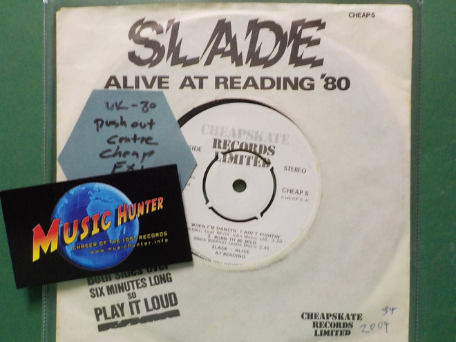 SLADE - ALIVE AT READING '80 - UK 1980 EX+ 7"