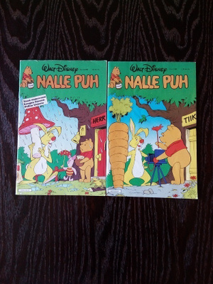2 kpl Nalle Puh lehtiä 1986