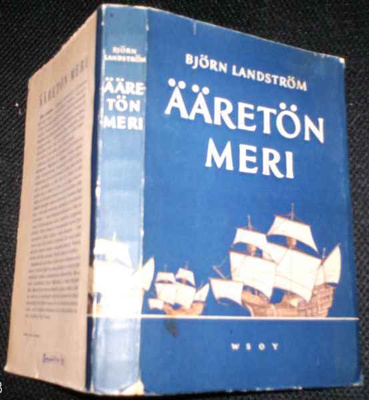Björn Landström: Ääretön meri (1.painos 1954) Sis.pk:t