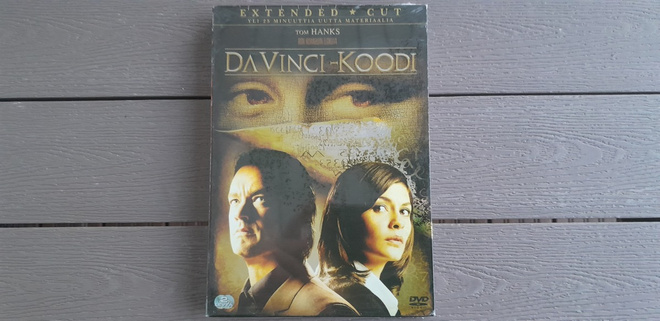 DVD: Da Vinci-Koodi, Extended Cut (Tom Hanks 2006) UUSI