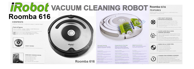 ROBOTTI-IMURI: iRobot Roomba 616 - Ilmainen Toimitus