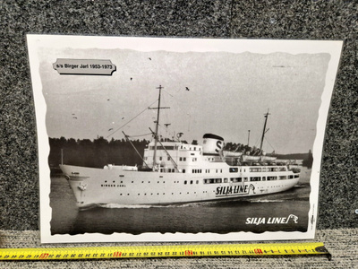 Silja Line Birgel Jarl 1953-73 laminoitu kuva 30×40cm