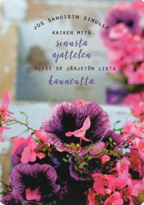 Kukat ja mietelause
