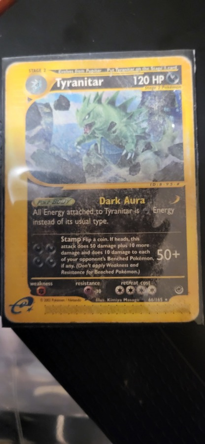 Tyranitar (EX 66) Expedition Base Set RARE non Holo card