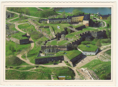 Helsinki Suomenlinna Kustaanmiekka ilmakuva